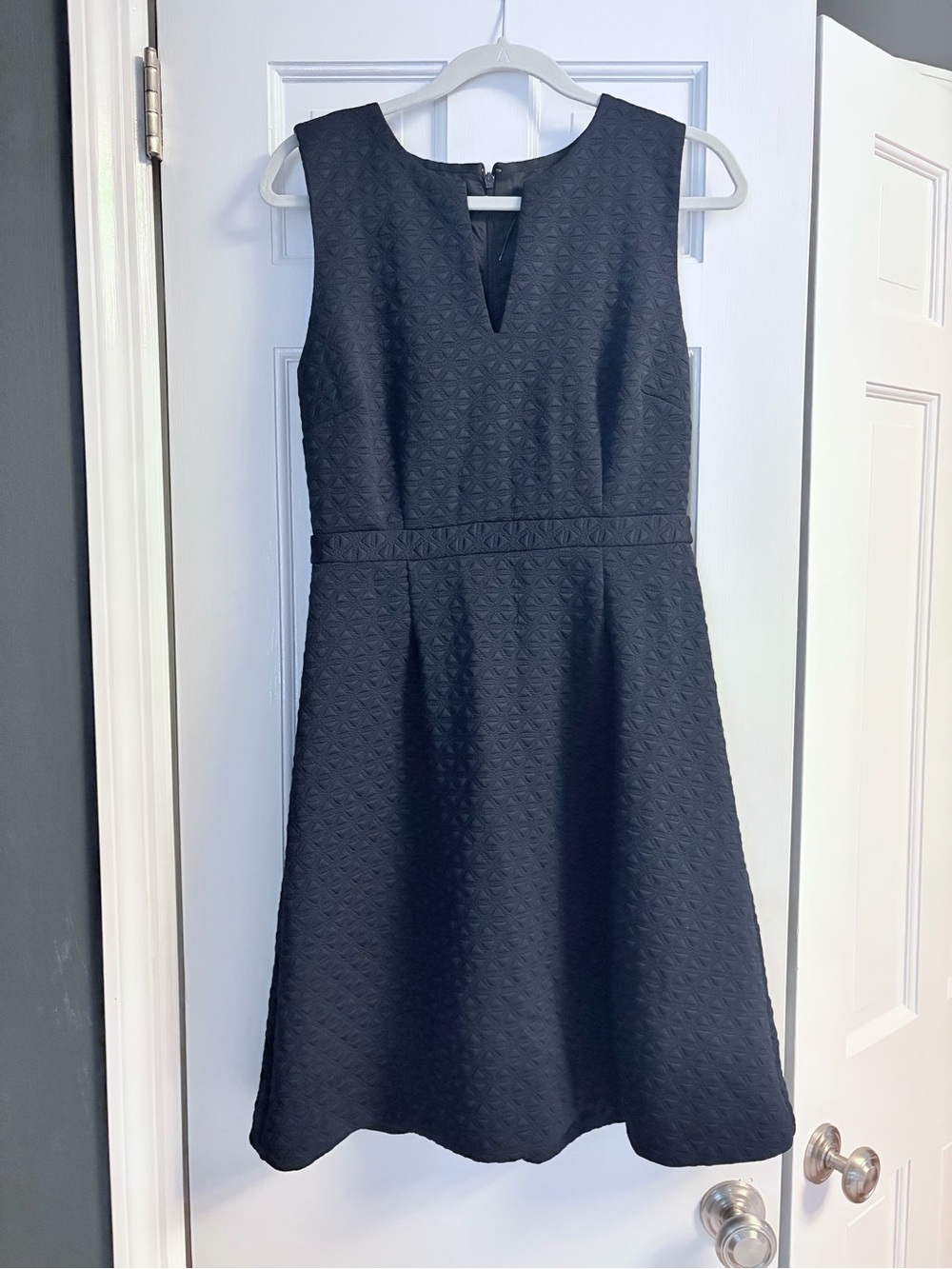 J. Crew Navy Sleeveless A-Line Cocktail Dress